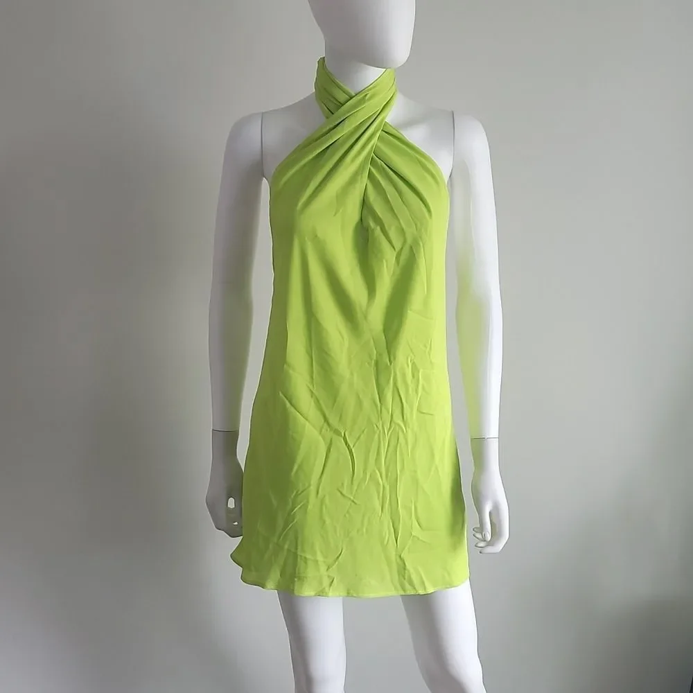 Show Me Your MuMu Jasmine Halter Mini Dress - Picture 2 of 12